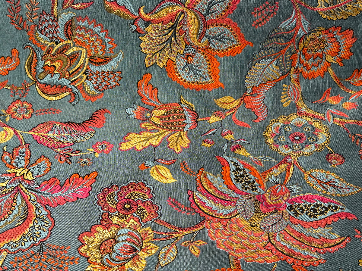 Tessuto arredo jacquard "Ynaia" Ciel