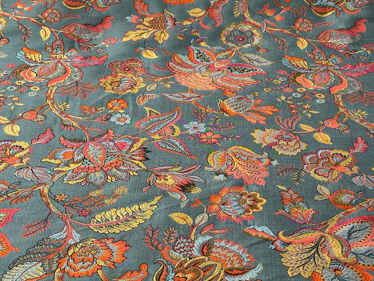 Tessuto arredo jacquard "Ynaia" Ciel