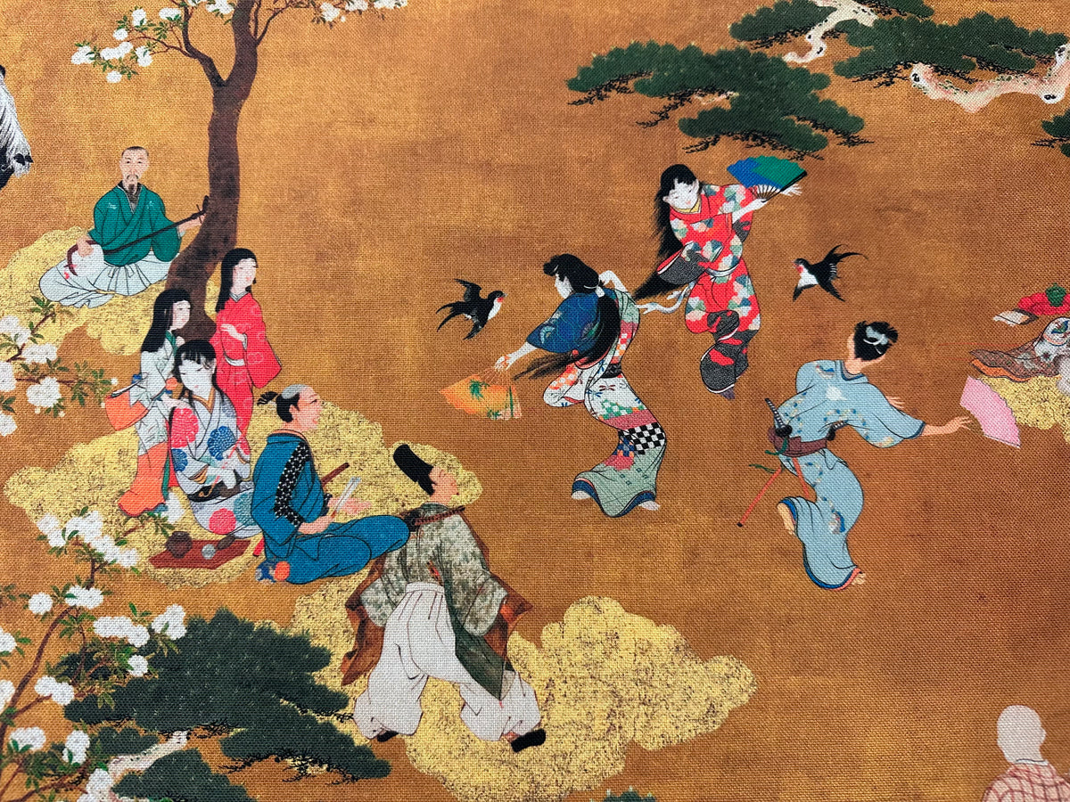 Tessuto Arredo in cotone stampato "Myama"