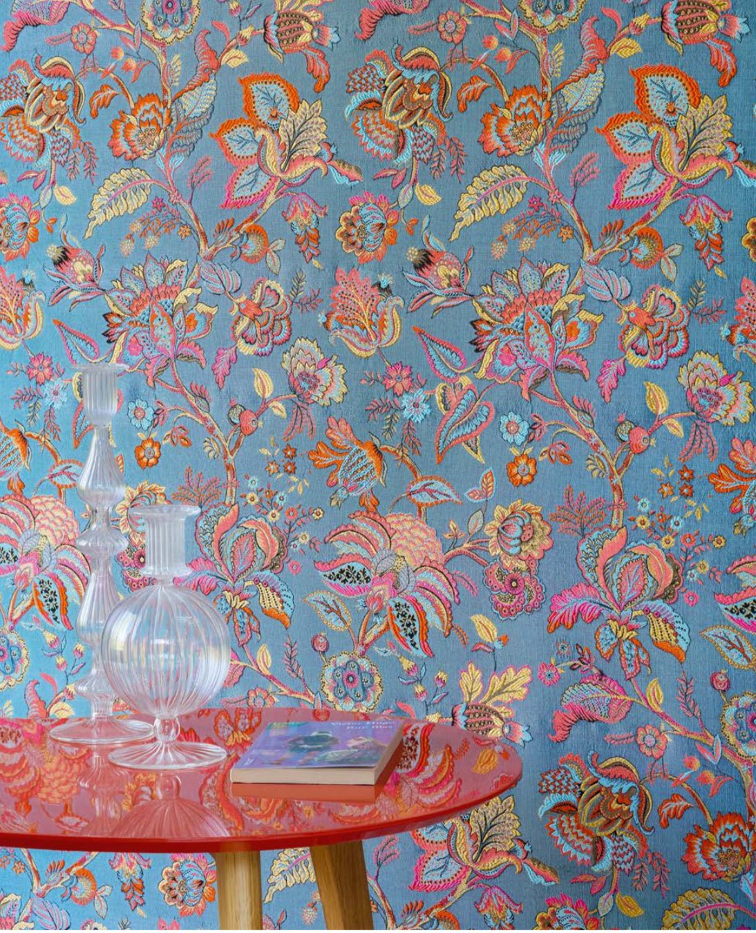 Tessuto arredo jacquard "Ynaia" Ciel - letele.it tessuti arredo