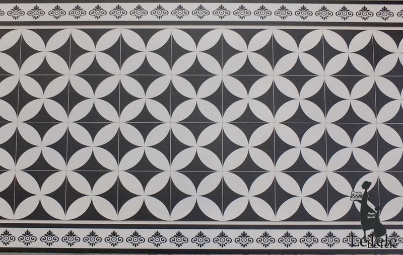 black yom vinyl carpet by the meter width. 50cm. -  furnishing  fabrics –  tessuti arredo