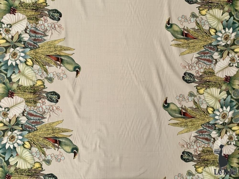 Tessuto Di Cotone Stampato Con Note Musicali - 110 Cm Di Larghezza - 50x110 Cm Per Pezzo - Ideale Per Patchwork, Tovaglie, Tende E Fai Da Te