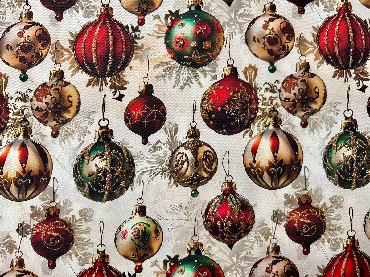 Tessuto arredo natalizio alt. 320 cm. " Gocce di natale"