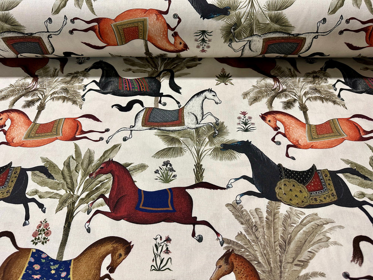 "Arabian" printed cotton furnishing fabric