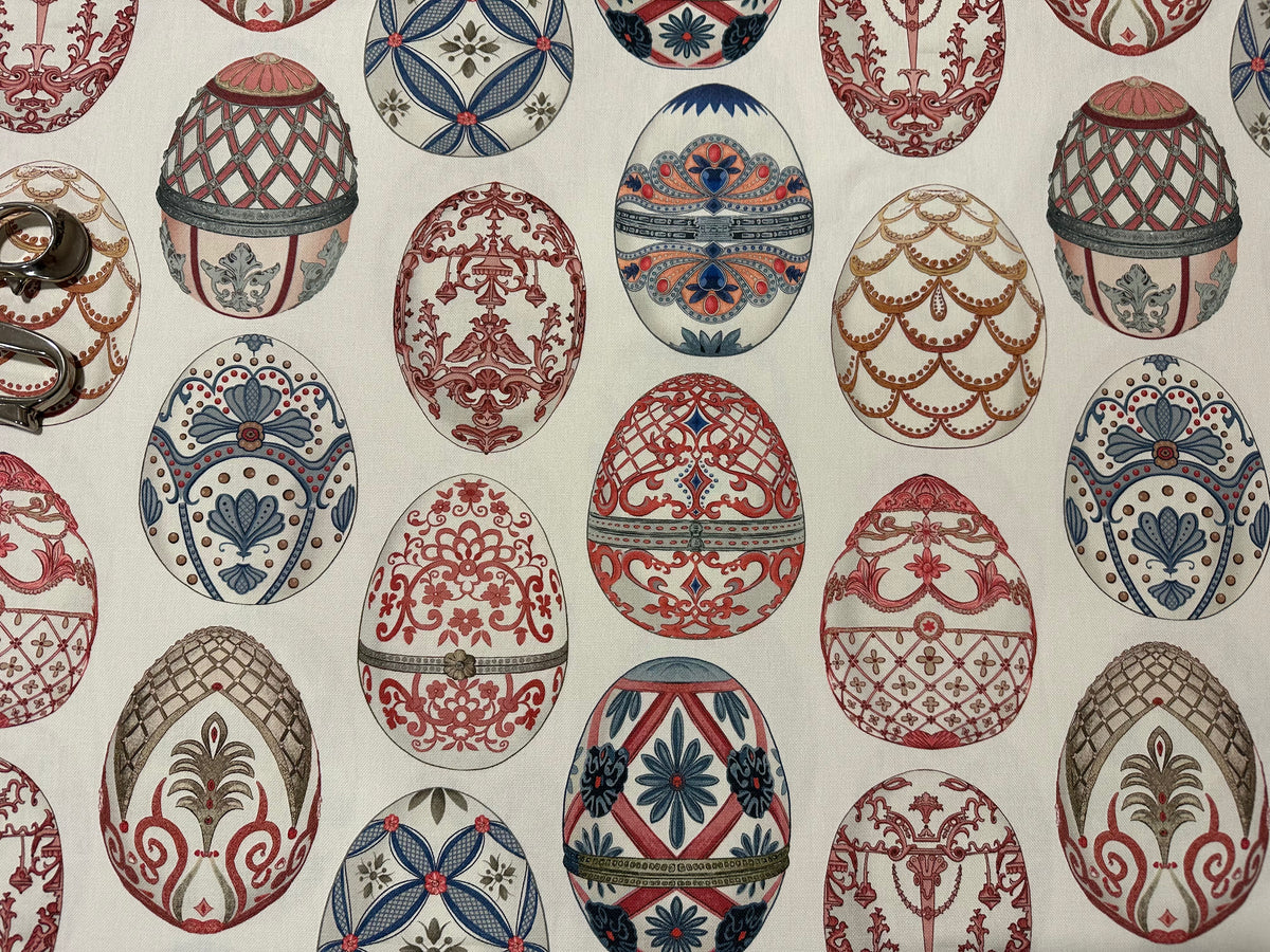 "Fabergé" printed cotton furnishing fabric