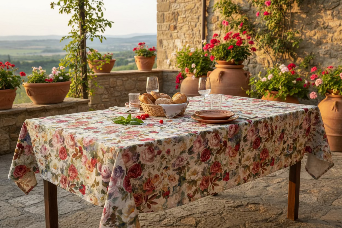 tessuto arredo stampato "Spring"