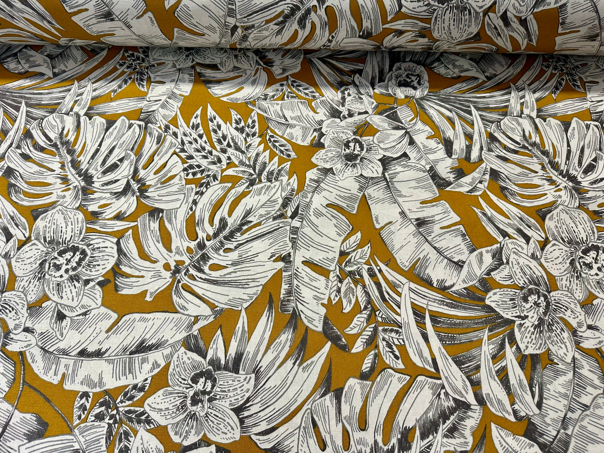 "Marsali" printed cotton furnishing fabric