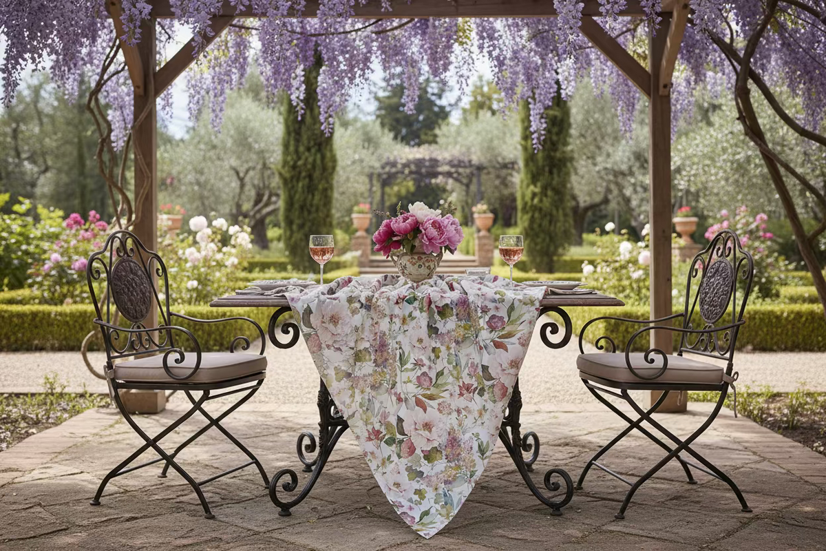 Tessuto arredo in cotone stampato "Liberty"