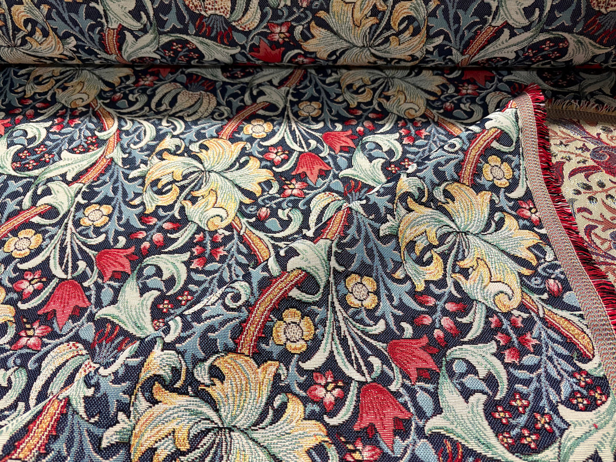 Tessuto arredo gobelin "Arts & Crafts" col. 10