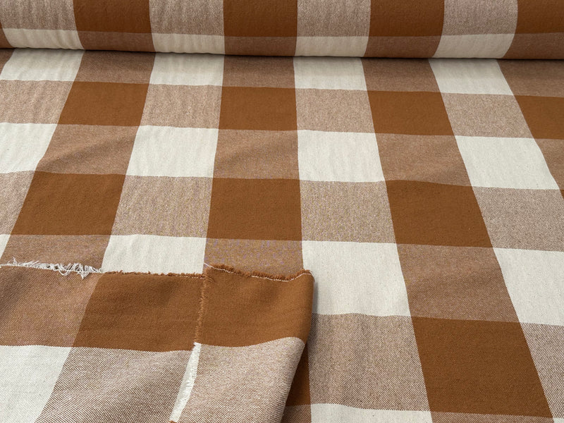 Tessuto arredo in cotone tinto filo "Big Celestin"