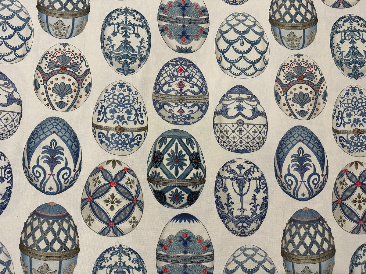 "Fabergé" printed cotton furnishing fabric