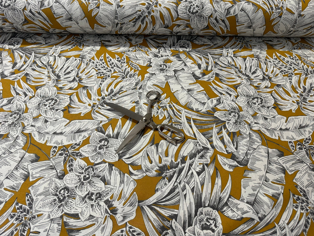 "Marsali" printed cotton furnishing fabric