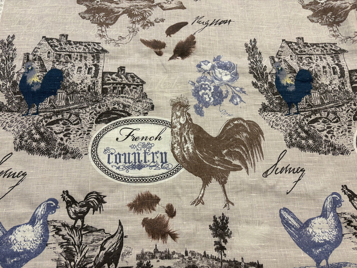 scampolo tessuto lino "Country"