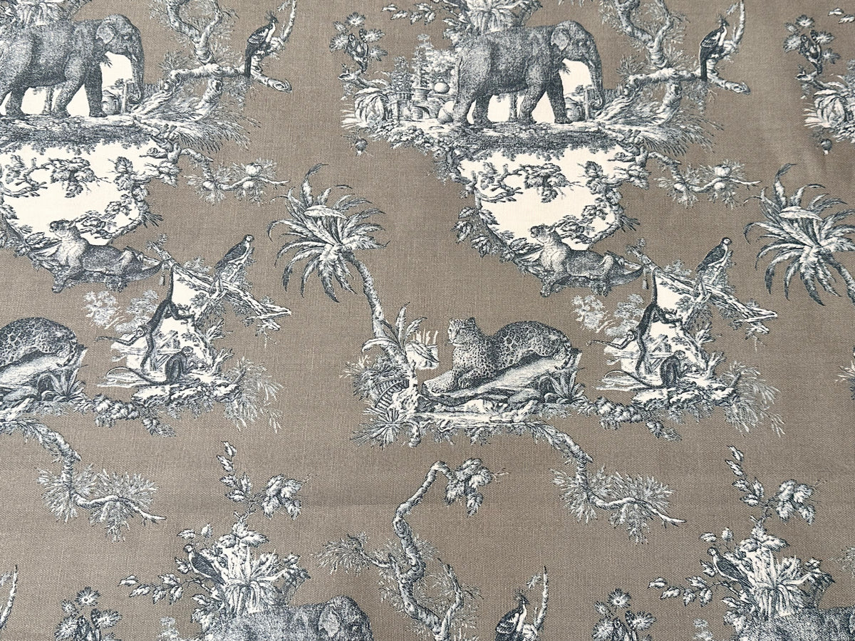 Tela decorativa Toile de jouy "Indienne"