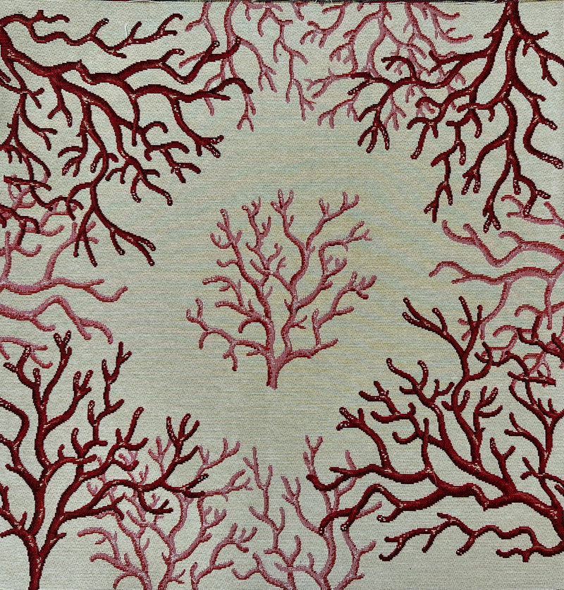 pannello in gobelin formato cm. 47 x 47 "corallo rosso" #2