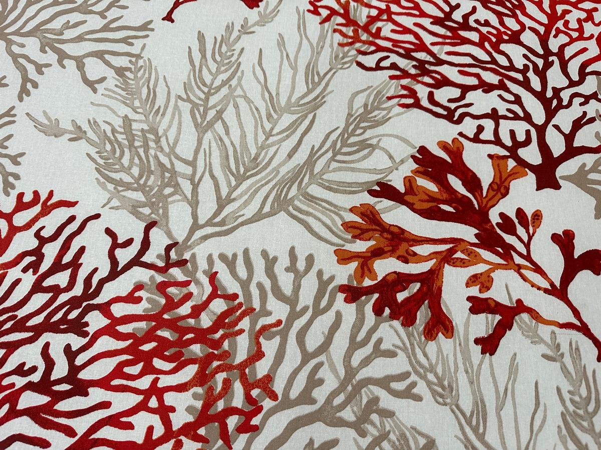 "Corail" stain-resistant resin-coated cotton fabric