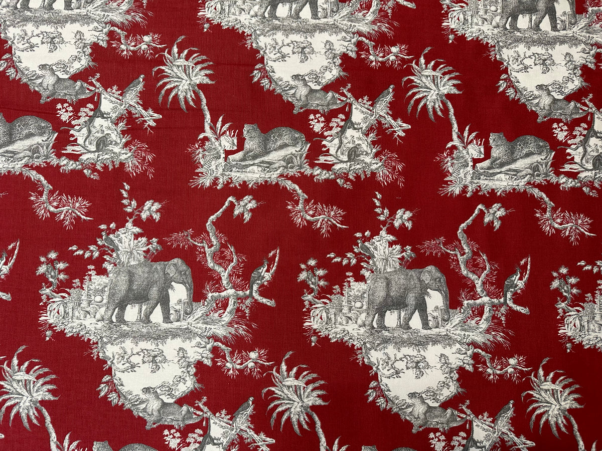 Tela decorativa Toile de jouy "Indienne"