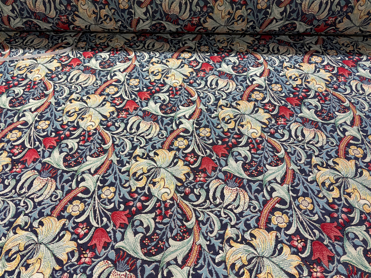 Tessuto arredo gobelin "Arts & Crafts" col. 10