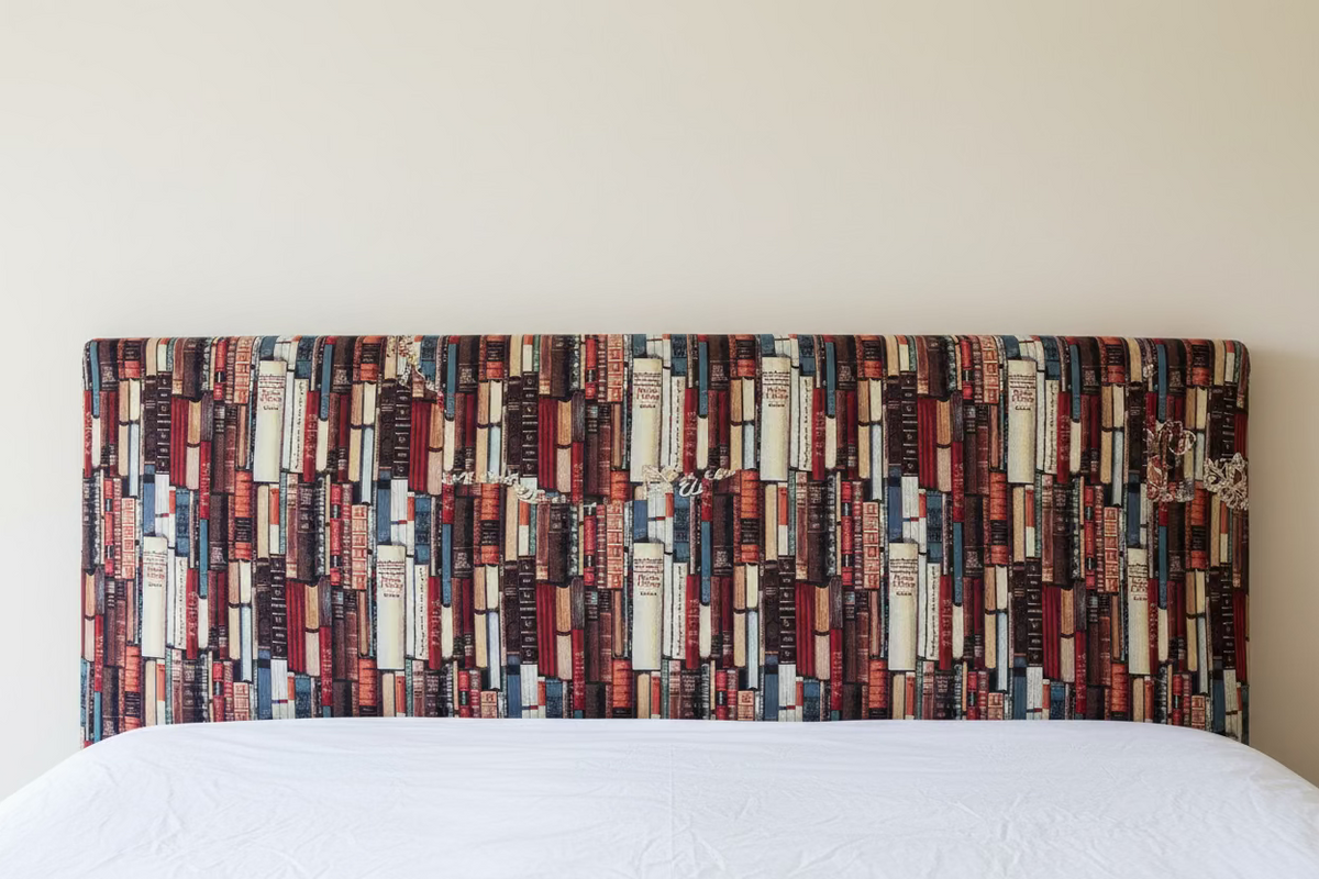 tessuto arredo in gobelin "libri"