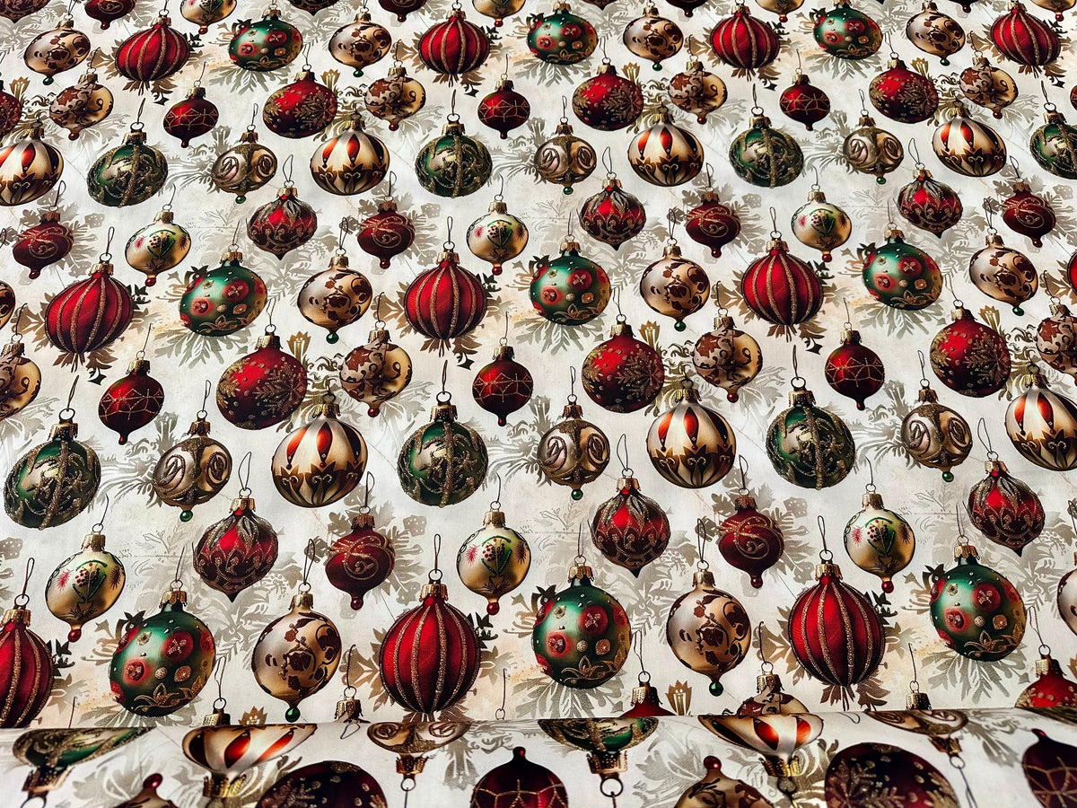 Tessuto arredo natalizio alt. 320 cm. " Gocce di natale"