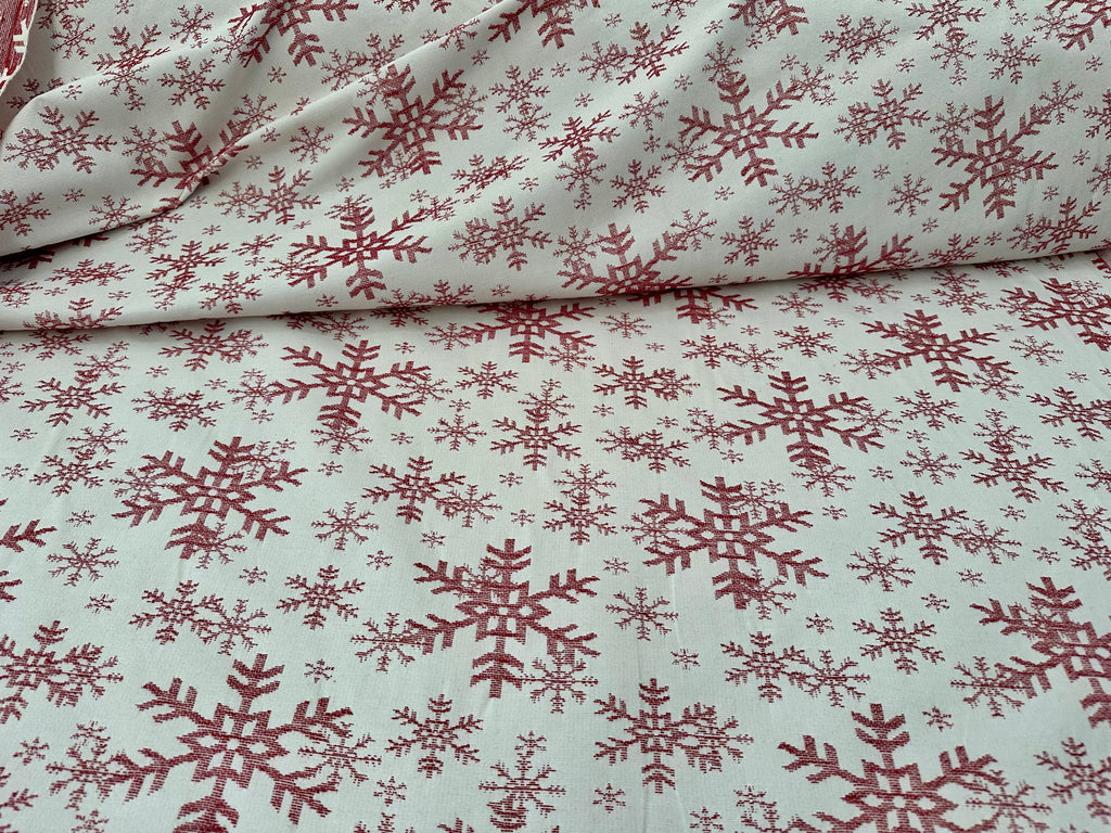 Jacquard Christmas furnishing fabric height. 280 cm. "Sillian"