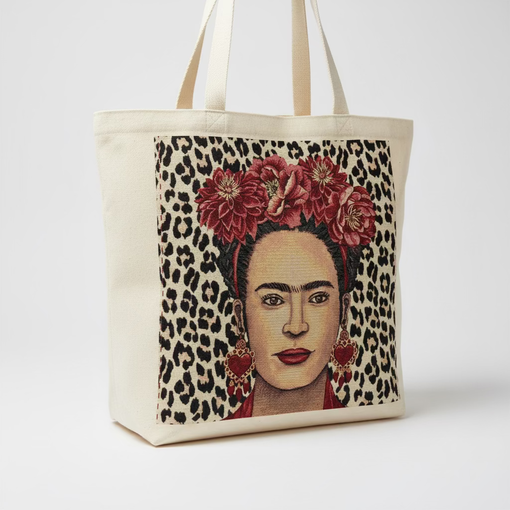 Pannello gobelin formato cm. 47 x 47 "Frida animalier "