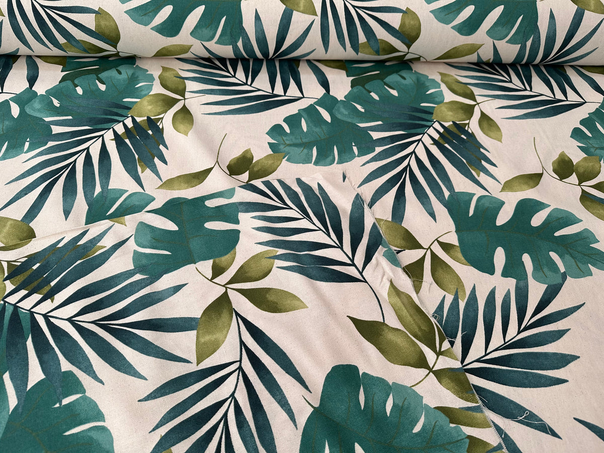 "foliage" printed furnishing fabric