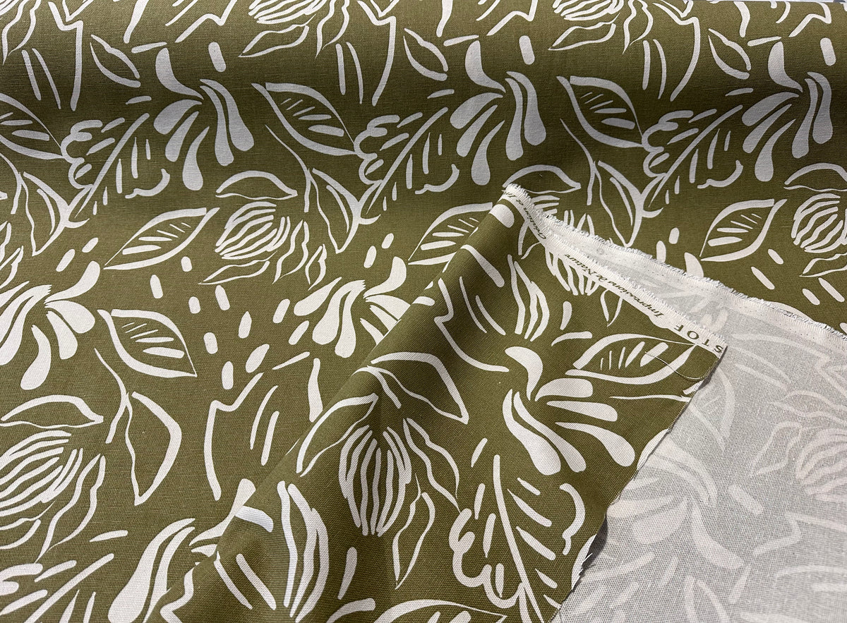 "Cabrera" printed cotton furnishing fabric