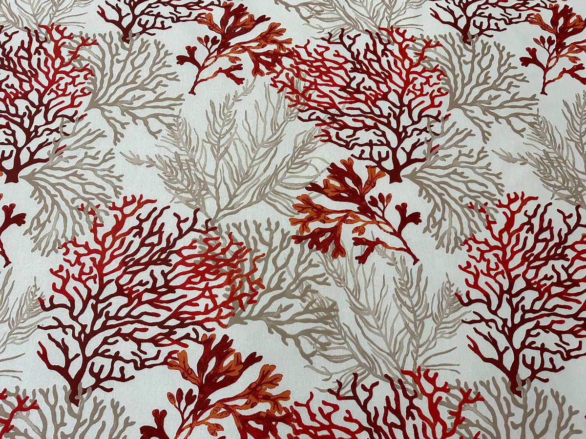 "Corail" stain-resistant resin-coated cotton fabric