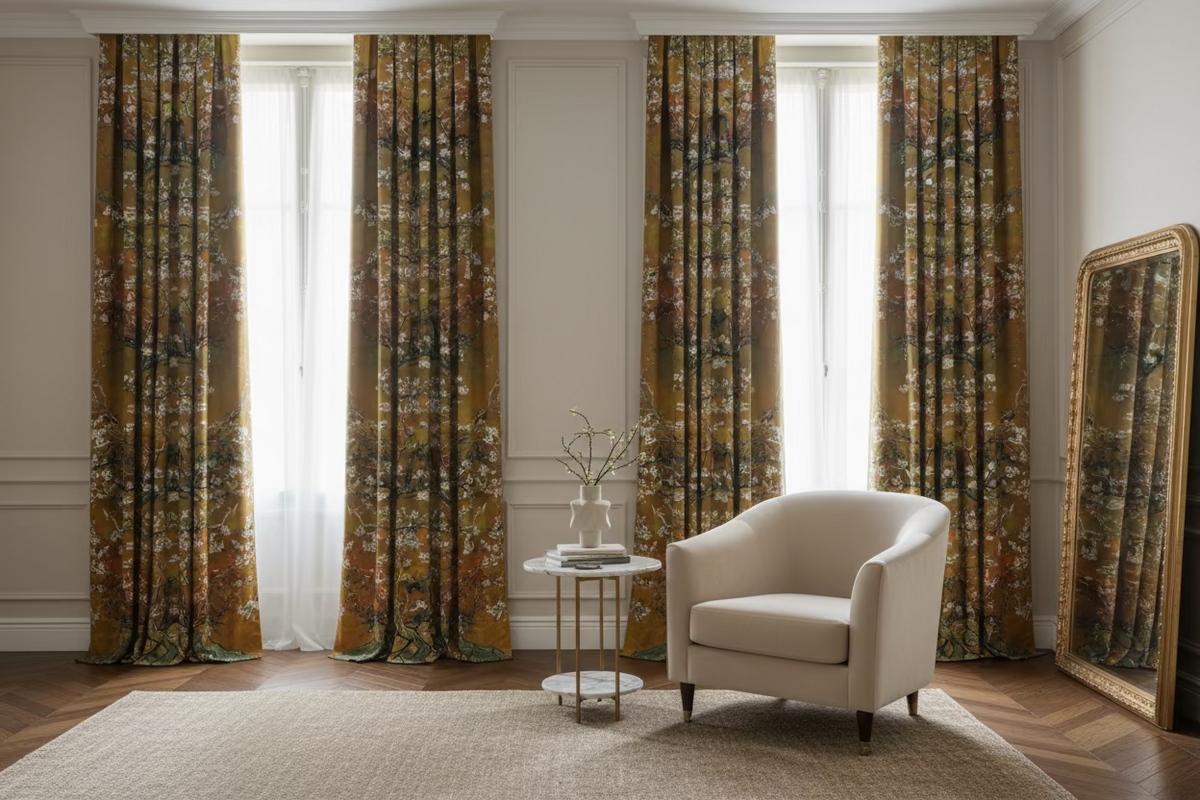 tessuto arredo in cotone stampato alt. 280 cm. "Vincent"