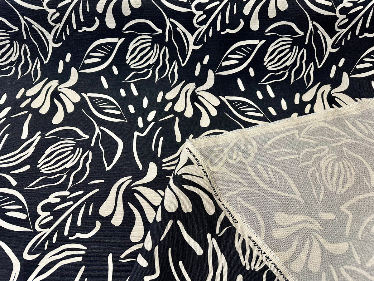 "Cabrera" printed cotton furnishing fabric