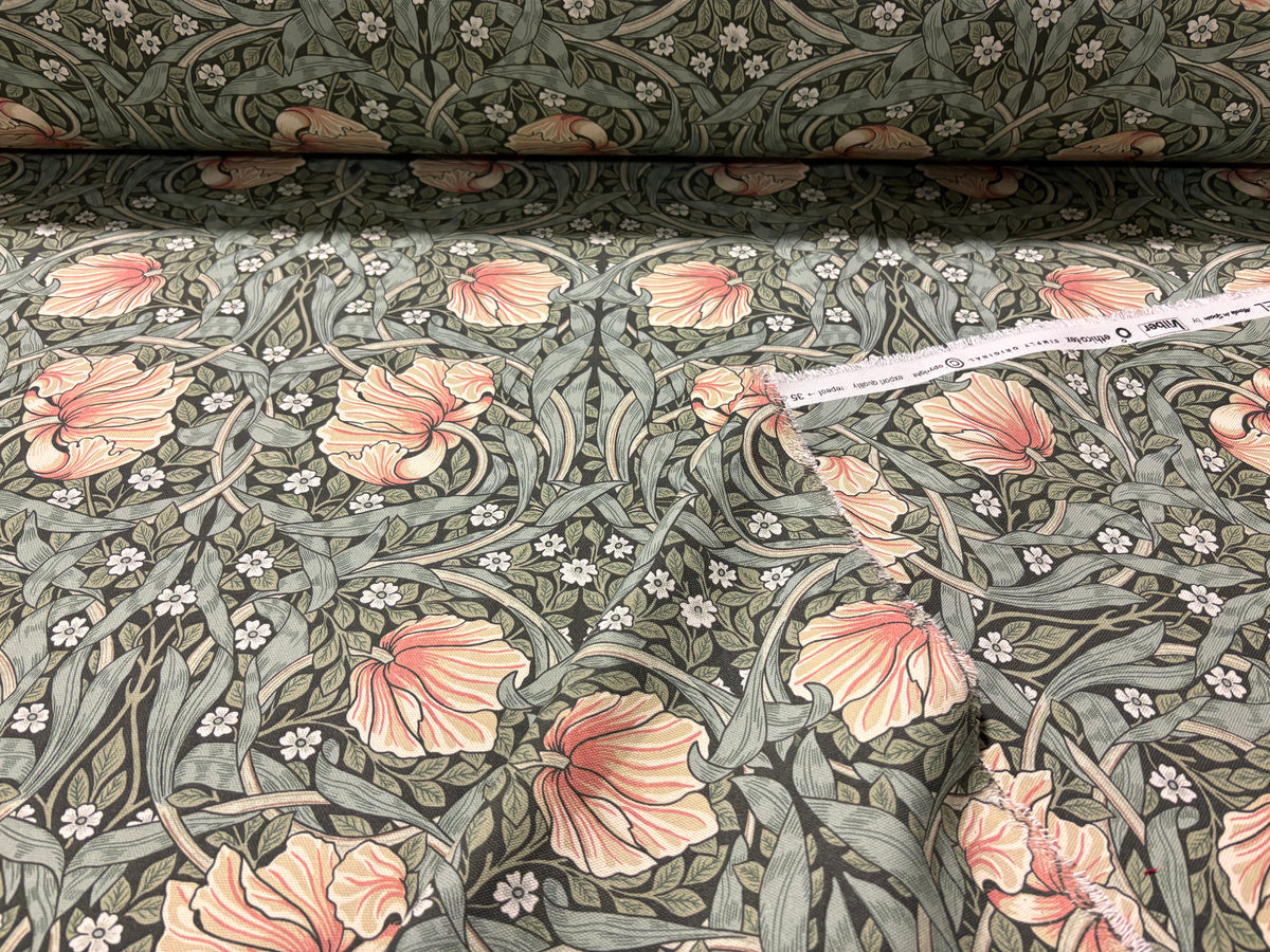 Tessuto arredo in cotone stampato larghezza 280 cm. "Arts & Crafts" Pimpernel