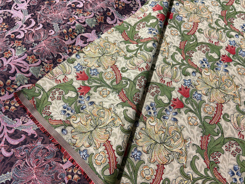 Tessuto arredo gobelin "Arts & Craft" col. 8