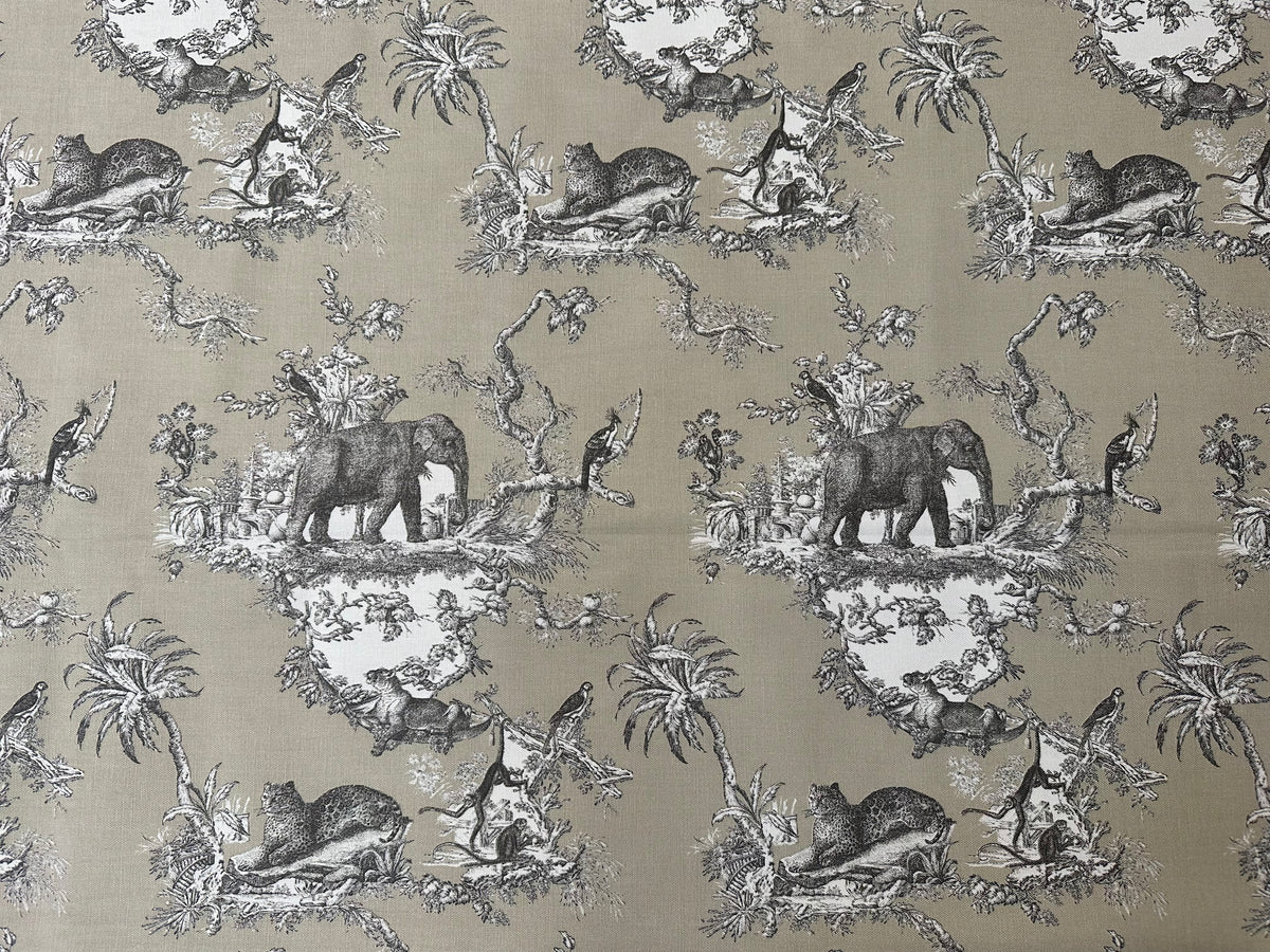 Tela decorativa Toile de jouy "Indienne"