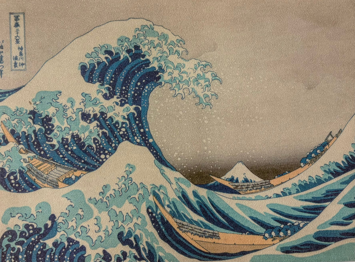 Tovaglietta in vinile cm. 45 x 30 "La grande Onda di Kanagawa"