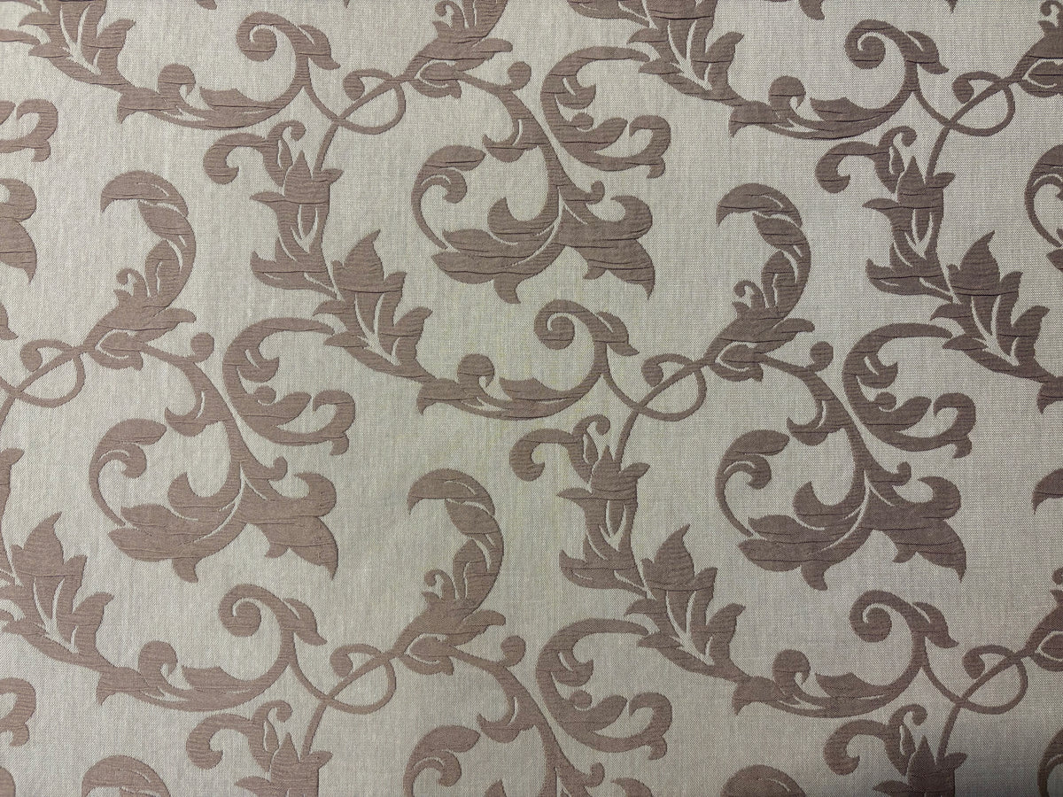 tessuto arredo jacquard reversibile alt. 280 cm. "Leo" nocciola