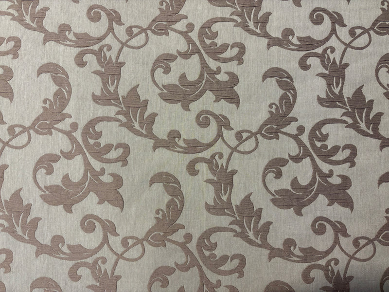 tessuto arredo jacquard reversibile alt. 280 cm. "Leo" nocciola