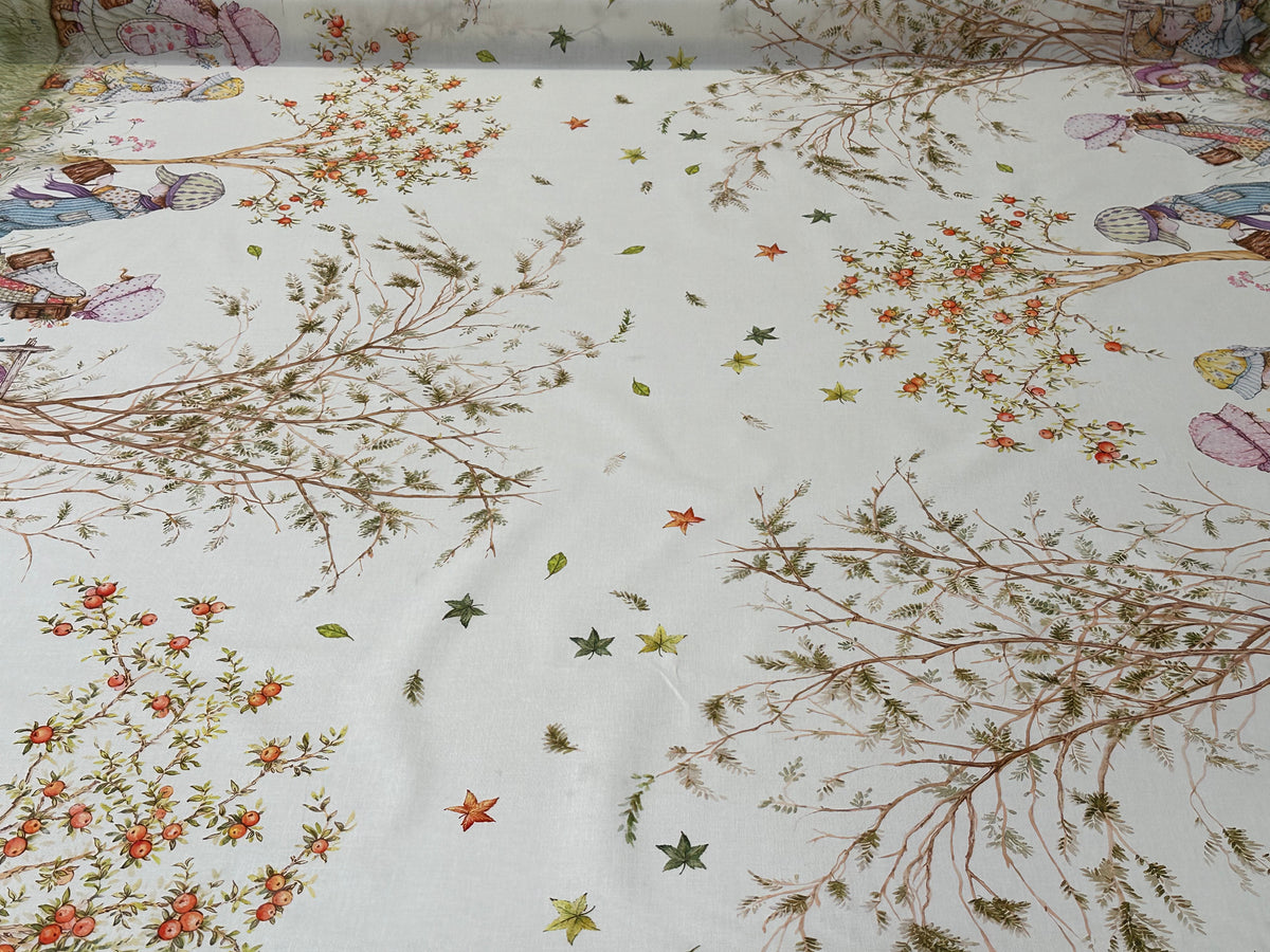 "Holly" stain-resistant resin-coated cotton fabric