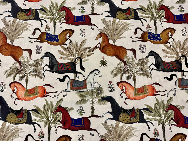 "Arabian" printed cotton furnishing fabric
