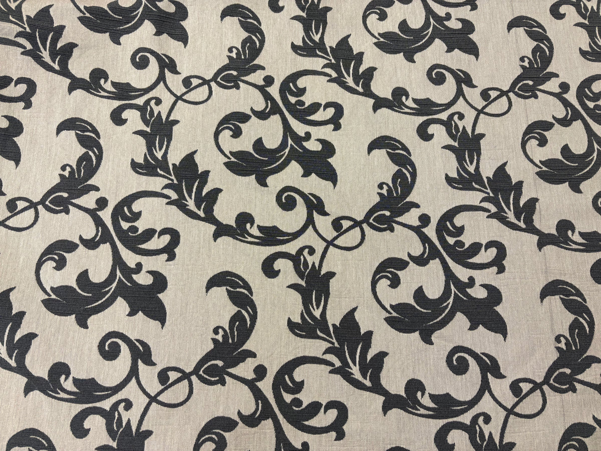 tessuto arredo jacquard reversibile alt. 280 cm. "Leo" grigio