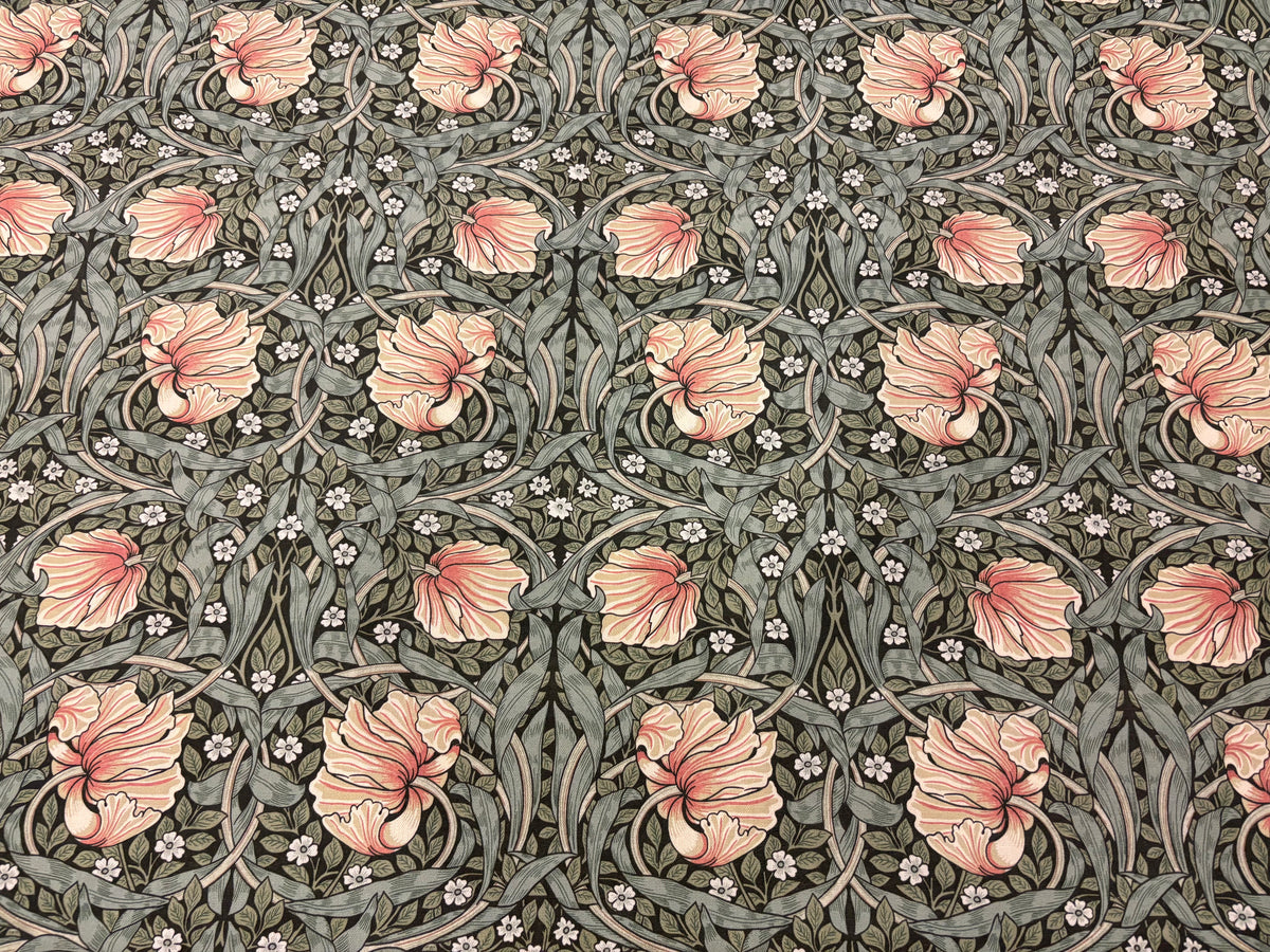 Tessuto arredo in cotone stampato larghezza 280 cm. "Arts & Crafts" Pimpernel