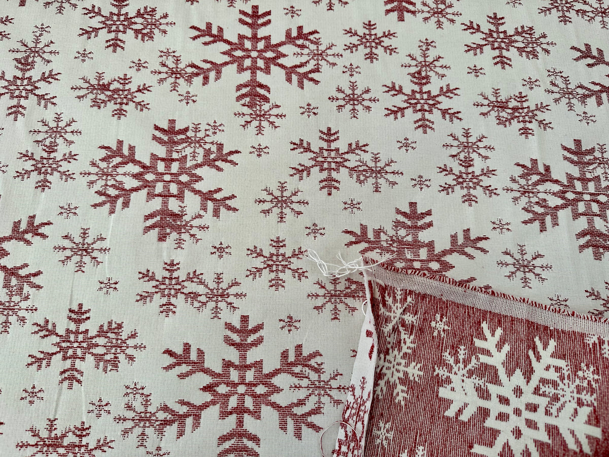 Jacquard Christmas furnishing fabric height. 280 cm. "Sillian"