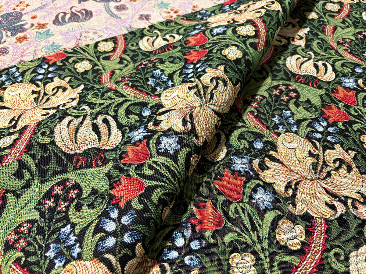 Tessuto arredo gobelin "Arts & Crafts" col. 4