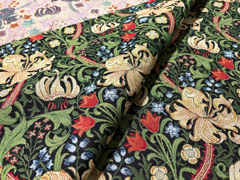 Tessuto arredo gobelin "Arts & Crafts" col. 4