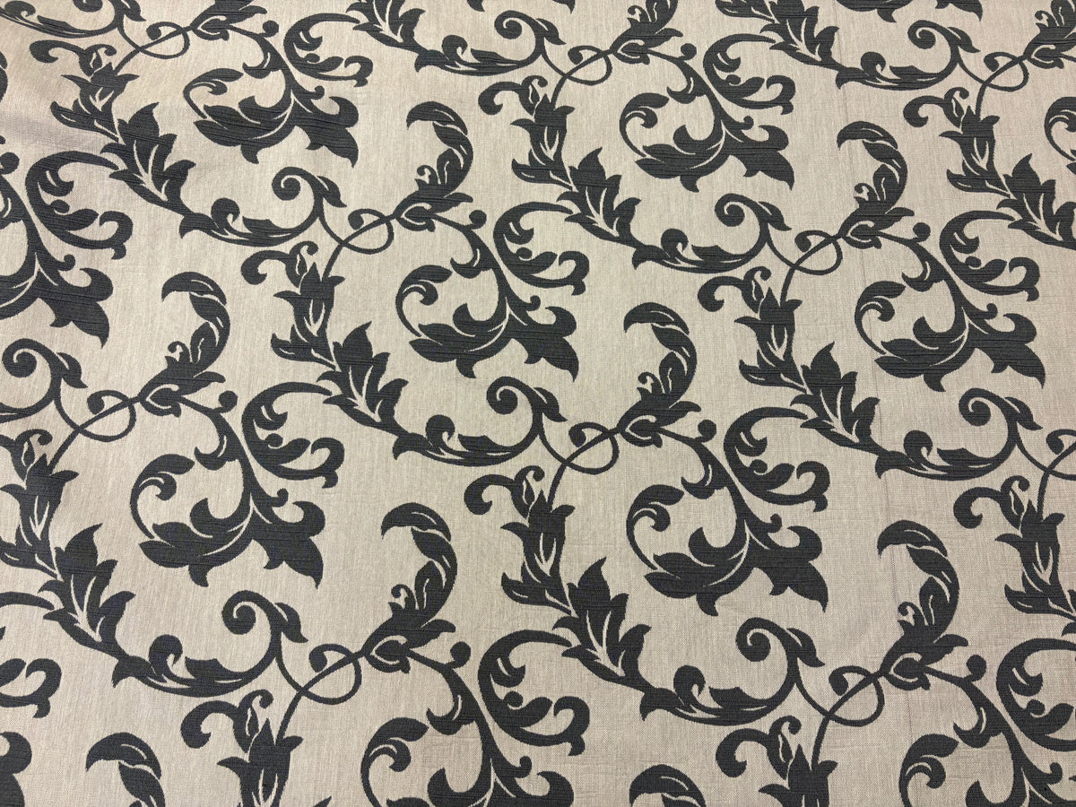 tessuto arredo jacquard reversibile alt. 280 cm. "Leo" grigio