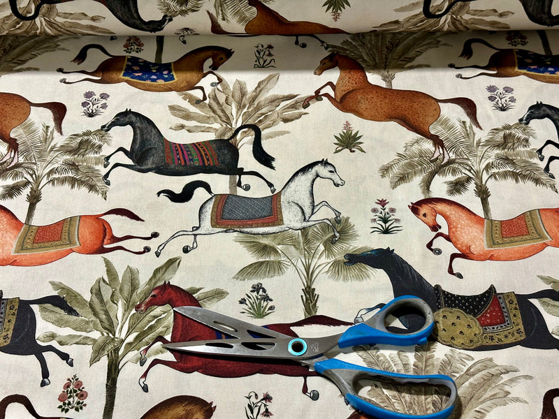 "Arabian" printed cotton furnishing fabric