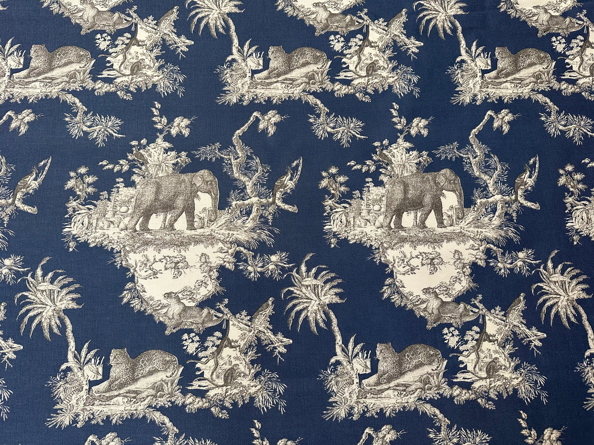 Tela decorativa Toile de jouy "Indienne"