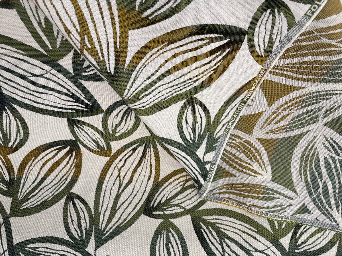 tessuto arredo jacquard larghezza 140 cm. " Folia"