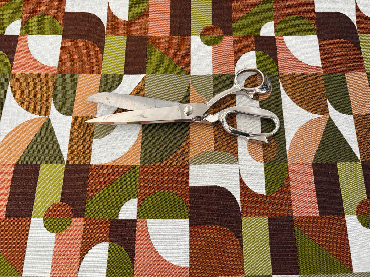 Tessuto arredo jacquard " Abstract" larghezza  140 cm.