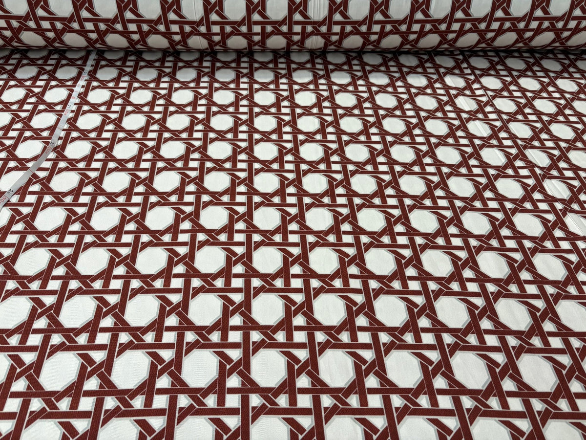 Tessuto Arredo in cotone stampato alt. 280 cm. "Cannage" - letele.it tessuti arredo